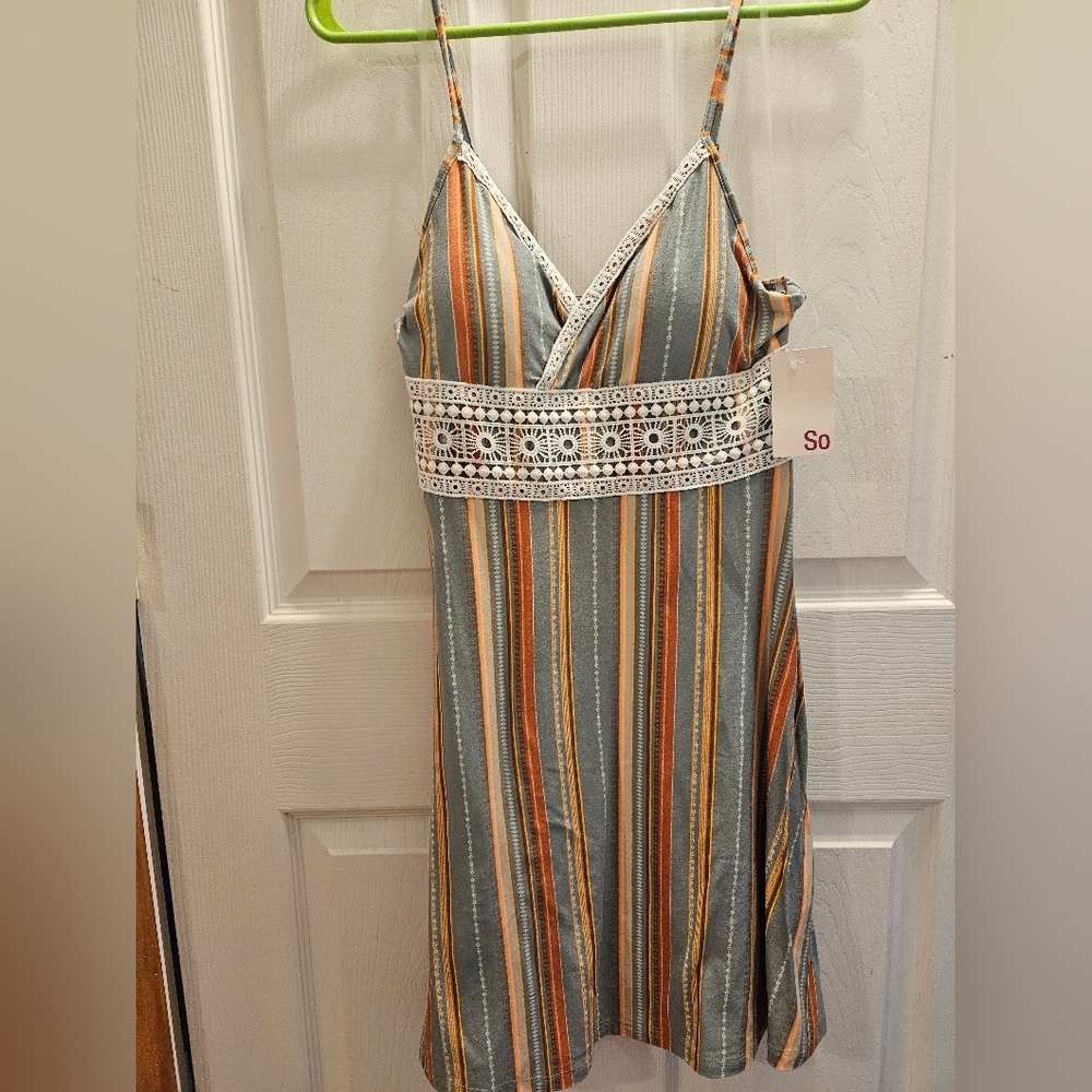 NWT striped SO dress